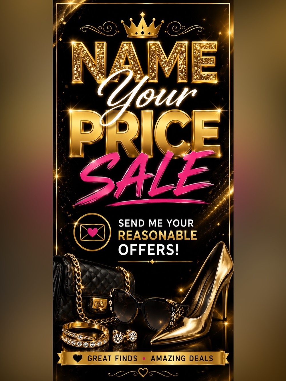 Name Your Price Sale